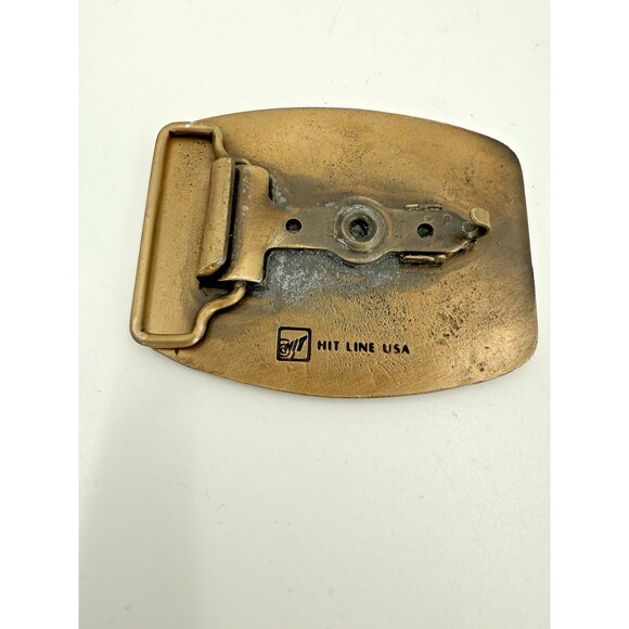 RARE Vintage Magic Chef Collectible Chef Mascot Brass Belt Buckle Cleveland TN - Picture 6 of 10